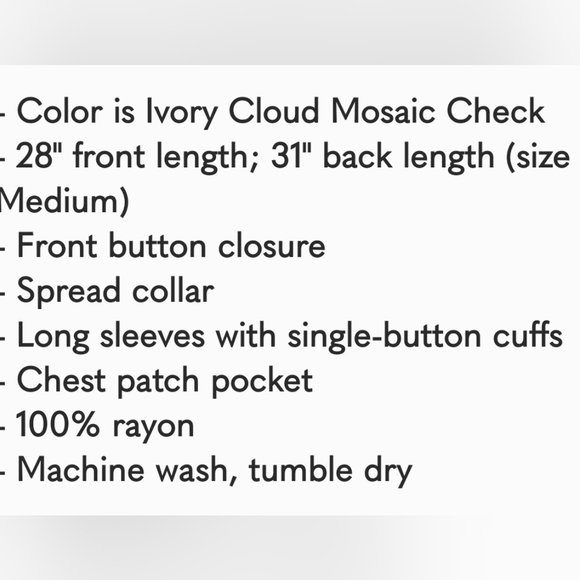 Treasure & Bond NWT Cold Shoulder Button Down, Size Medium - Picture 10 of 10